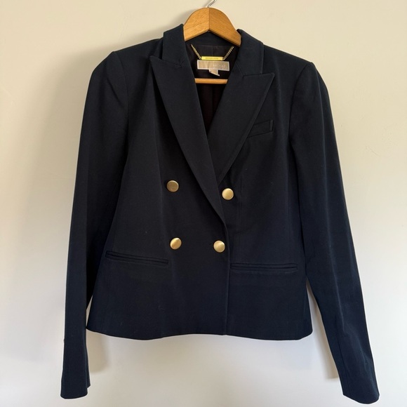 Micheal Kors Navy Blue Blazer Size: 0 - Picture 1 of 4